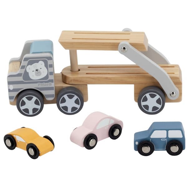VIGA PolarB Biltransporter i Trä med Montessoribilar