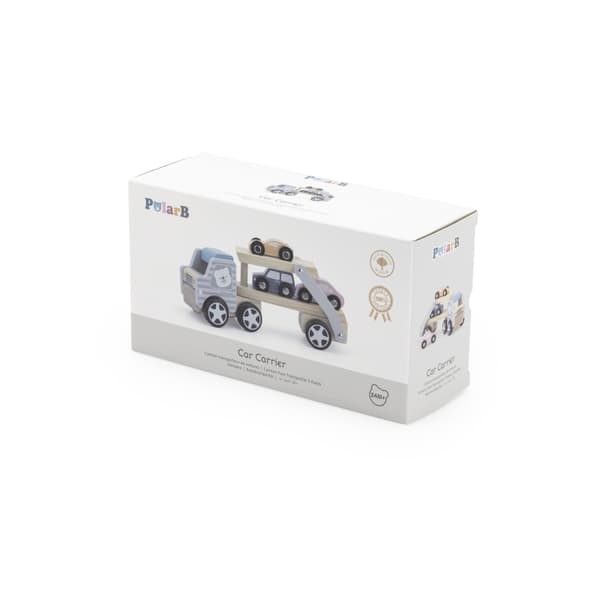 VIGA PolarB Biltransporter i Trä med Montessoribilar
