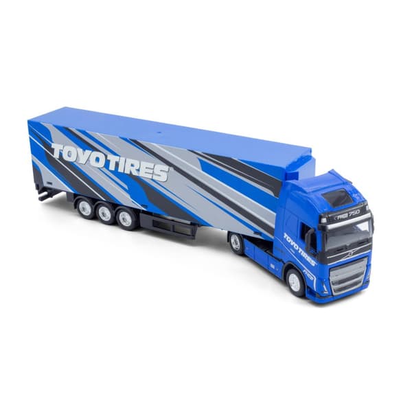 1:43 Street Fire Lastbil Volvo Fh16 Globetrotter 750 Xxl Toyotires