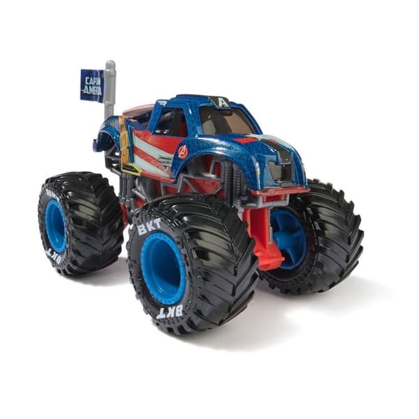 Monster Jam 1:64 Marvel Single Packs - Captain America