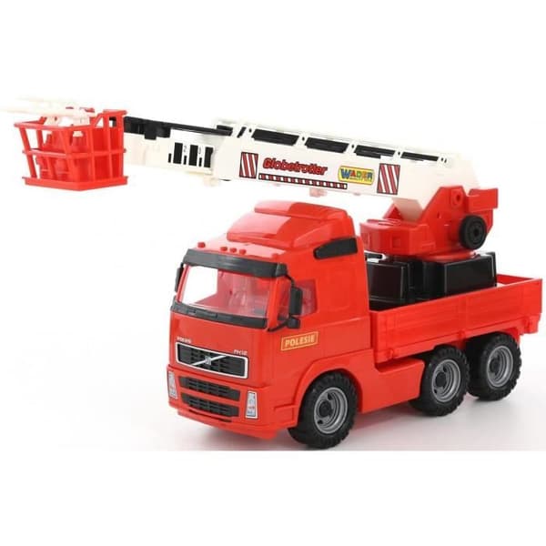 Leksak - Polesie - Volvo Brandbil - Rotationskran - Stege 100 cm - Blandat 3 år+