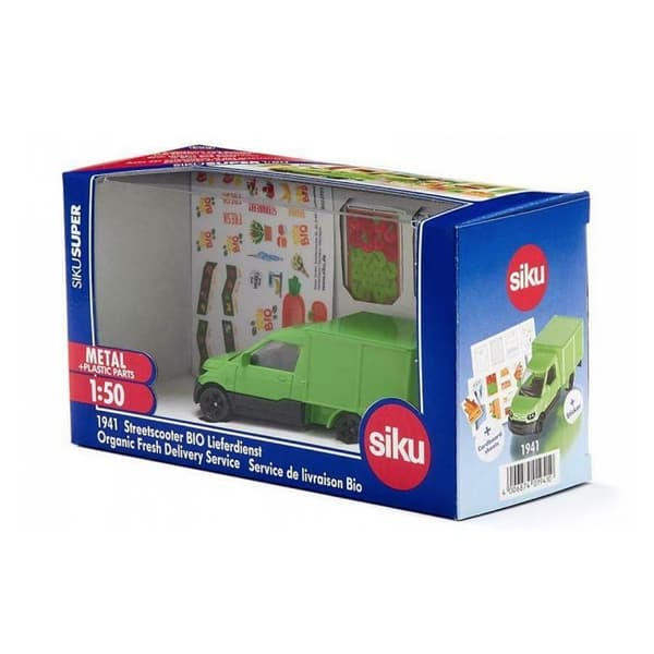 Bio Siku lastbil - Miniatyrfordon för barn - 2 års garanti - Flerfärgad