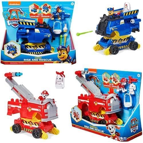 PAW PATROL CHASE RESET OCH RÄDDNING, TRANSFORMERBART FORDON MED FIGURIN