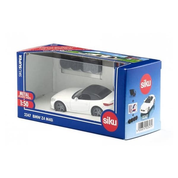BMW Z4 M40i Cabriolet bil - SIKU - Vit - 340 hk - 1:50