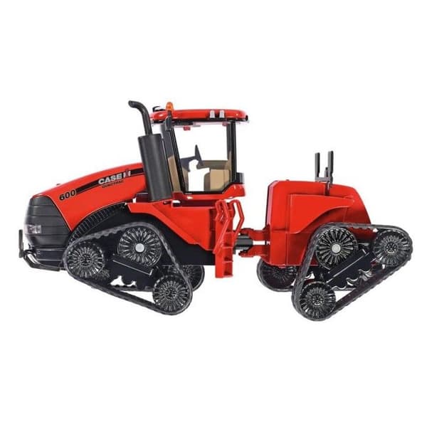 Siku 3275, Case IH Quadtrac 600 midjestyrd bandtraktor, 1:32, metall/plast, röd, funktionell led och koppling
