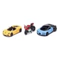 Miniatyrbild 1 av 4: Siku Sports Car and Motorcycle Box Set - Porsche 918 Spyder, Ducati 1299 Panigale och Bugatti Chiron