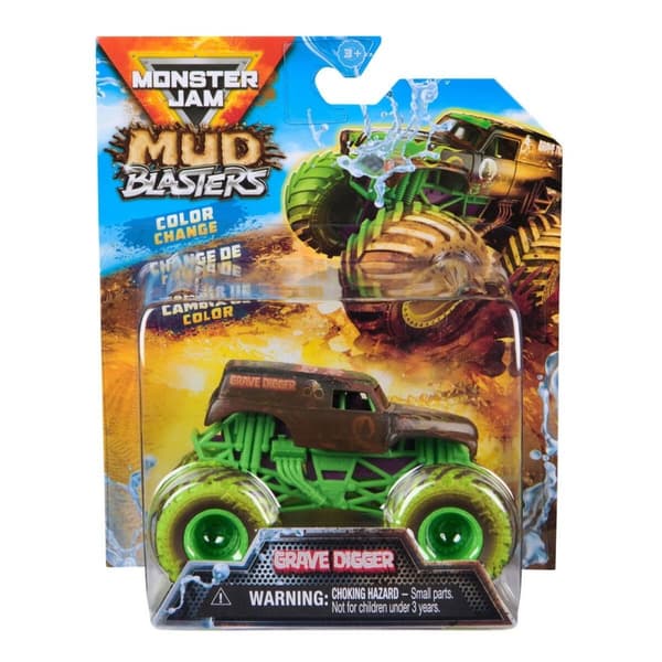 Monster Jam 1:64 Mud Blasters - Grave Digger
