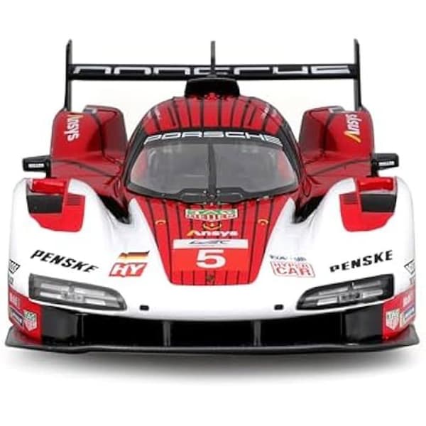 Metallisk modell - BBURAGO - Porsche 963 - Detaljerat inre - Öppningsbara dörrar och motorhuv - Skala 1/24