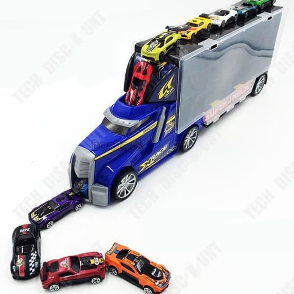 TD® Alloy Sports Car Toy Set 12 Barnbilsmodeller i Car Portable Box Toy