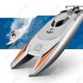 Miniatyrbild 4 av 4: TD® High Speed Yacht Racing Speedboat Toy för barn 2,4G Fjärrstyrd båt 7,4V batteri med stor kapacitet