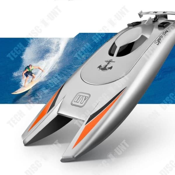 TD® High Speed Yacht Racing Speedboat Toy för barn 2,4G Fjärrstyrd båt 7,4V batteri med stor kapacitet