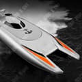 Miniatyrbild 2 av 4: TD® High Speed Yacht Racing Speedboat Toy för barn 2,4G Fjärrstyrd båt 7,4V batteri med stor kapacitet