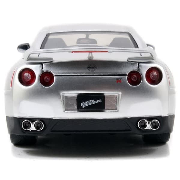 Die Cast Fordon - JADA - Nissan GT-R R35 - Grå - Fast and Furious - För Barn