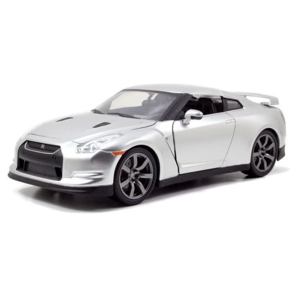 Die Cast Fordon - JADA - Nissan GT-R R35 - Grå - Fast and Furious - För Barn