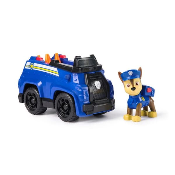 Leksak - PAW PATROL - Chases polisbil - Samlarfigur - Hållbar - Från 3 år och uppåt