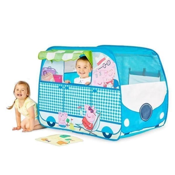 Peppa Pig Campervan Pop-Up lektält - Rosa - Flickor - Perfekt för inomhus och utomhus