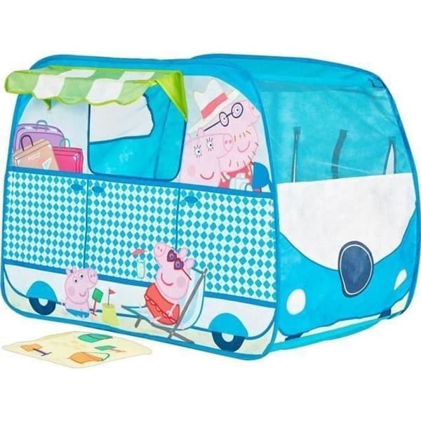 Peppa Pig Campervan Pop-Up lektält - Rosa - Flickor - Perfekt för inomhus och utomhus