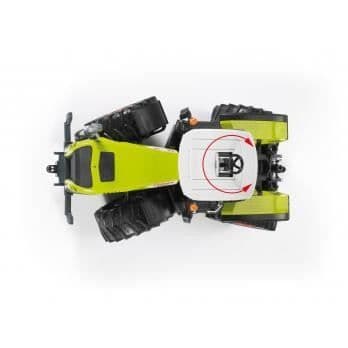 Claas Xerion 5000 Traktor - BRUDER - Leksak för barn från 3 år och uppåt - Öppningsbar huva - Grön