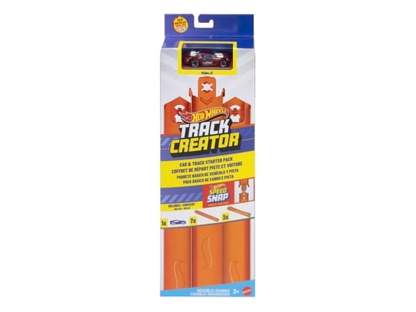 Hot Wheels Track Builder Track Creator Car & Track Starter Pack, Vehicle & track set, 3 yr(s), Metal, Plastic, Multicolour