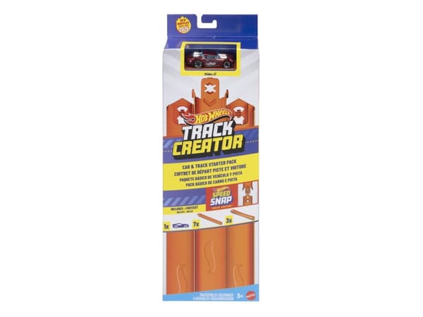 Hot Wheels Track Builder Track Creator Car & Track Starter Pack, Vehicle & track set, 3 yr(s), Metal, Plastic, Multicolour