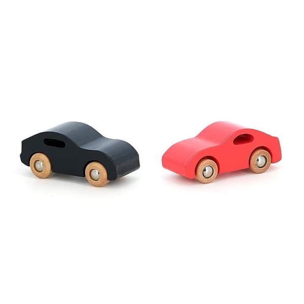 Vilac - Set med 4 träbilar Super cars