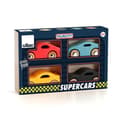 Miniatyrbild 2 av 6: Vilac - Set med 4 träbilar Super cars