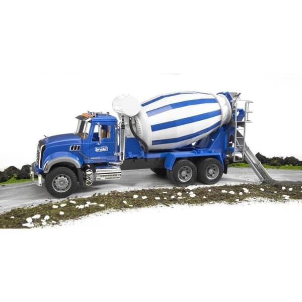 BRUDER MACK Granite Super Pro Series betongblandare - Blå - 65 cm