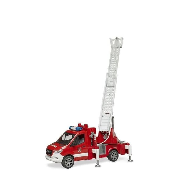 Brandbil - Bruder - 2673 - Mercedes Benz Sprinter - Teleskopstege - Vattenpump - Ljud och ljus