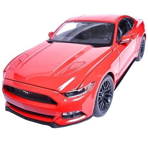 Miniatyrfordon - MAISTO - Ford Mustang 2015 - skala 1/18 - Blå