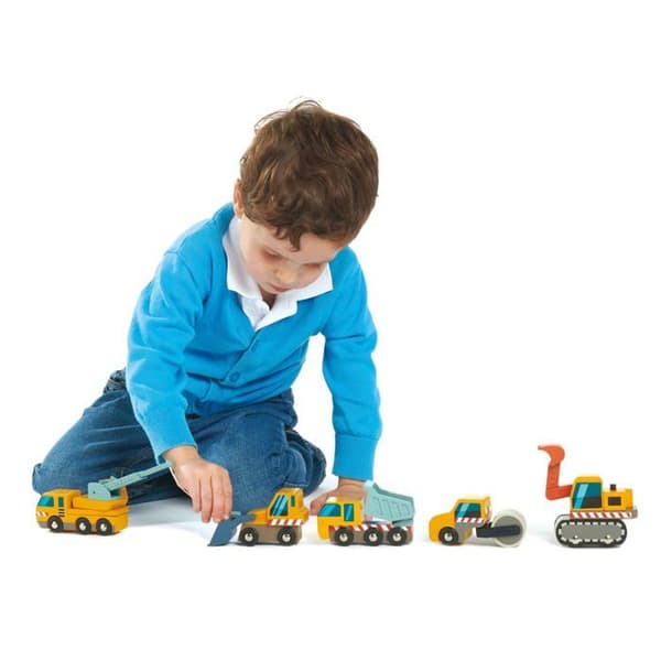 Tender Leaf Toys - Byggfordonsset - DAM