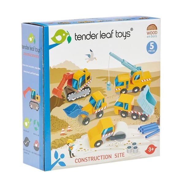 Tender Leaf Toys - Byggfordonsset - DAM