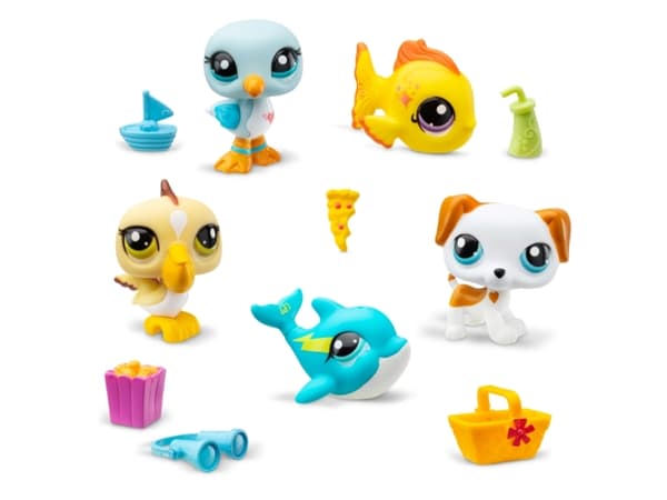 LITTLEST PET SHOP BEACH BESTIES COLLECTORS 5 PK