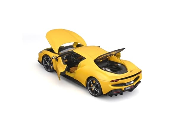 BBURAGO Ferrari 296 GTB, Modellsuperbil, Förmonterad, 1:18, Ferrari 296 GTB, Alla, Metall, Plast