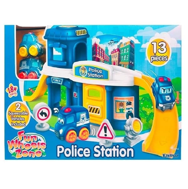 13 Delar Polisstation m 2 Våningar o 2 Bilar . Fr 18mån+