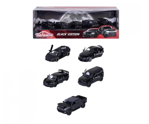 Majorette Black Edition gavepakke med 5 deler (212053191)