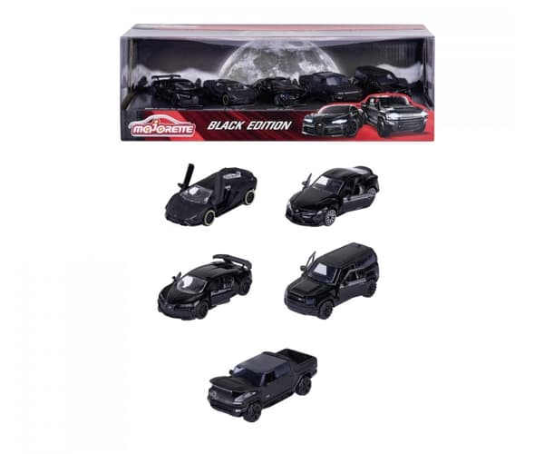 Majorette Black Edition gavepakke med 5 deler (212053191)
