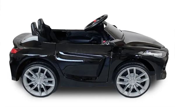 Bil Cabriolet GT-SPORT med batteri + fjärrkontroll, för barn, svartlackerad
