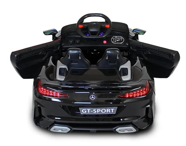 Bil Cabriolet GT-SPORT med batteri + fjärrkontroll, för barn, svartlackerad