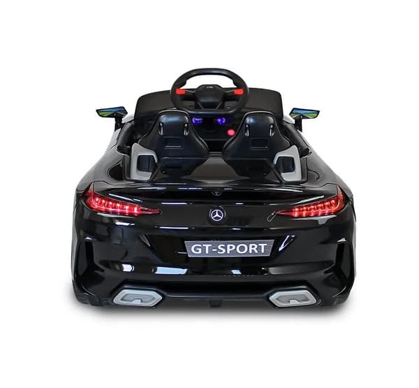 Bil Cabriolet GT-SPORT med batteri + fjärrkontroll, för barn, svartlackerad