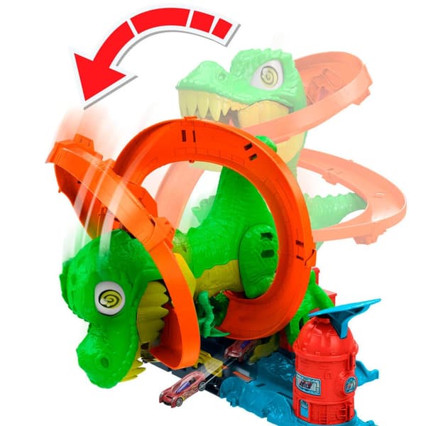 Hot Wheels City T-Rex Blaze Battle
