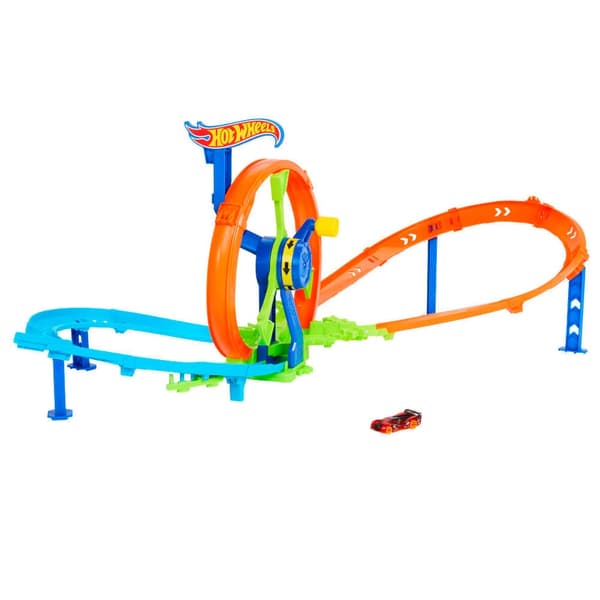 Hot Wheels Stunt Tracks Rapid Launch &#38; Loop