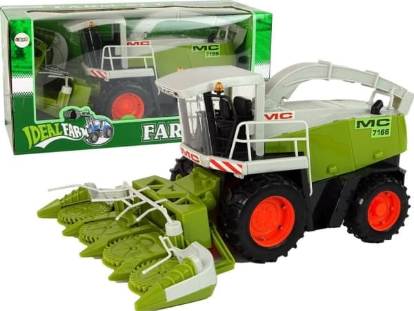 LeanToys Grønn skurtresker bevegelige deler Large MC 7166