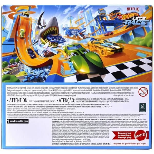 Hot Wheels - Set med 5 fordon Let’s Race - Fordon i skala 1/64 - Hot Wheels - JGK18