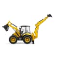 Miniatyrbild 3 av 6: BRUDER - JCB 5CX grävlastare