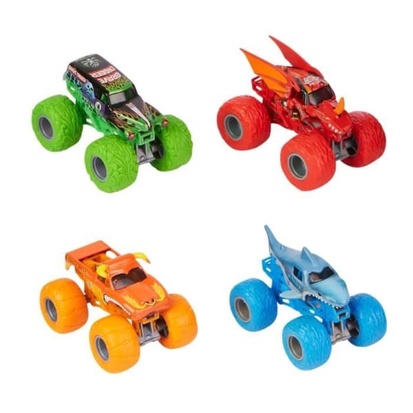 4-PACK DÖCASTFORDON 1:64 Monster Jam