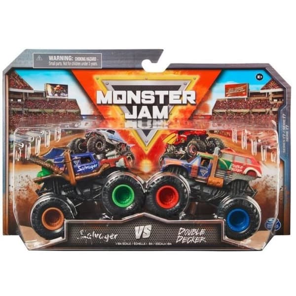 Die-cast fordon - Spin Master - Monster Jam - 1:64 - 2-pack - Blandet - 3 år och uppåt