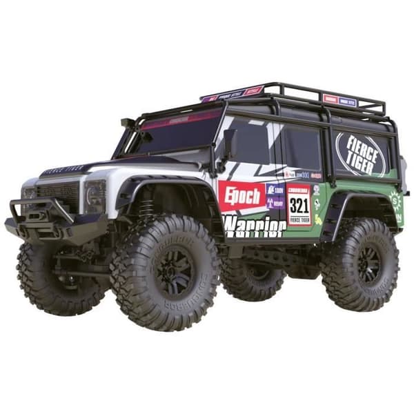 Amewi Dirt Climbing Fierce Tiger - Elektrisk RC Car Crawler 4WD - Vit - Vuxen