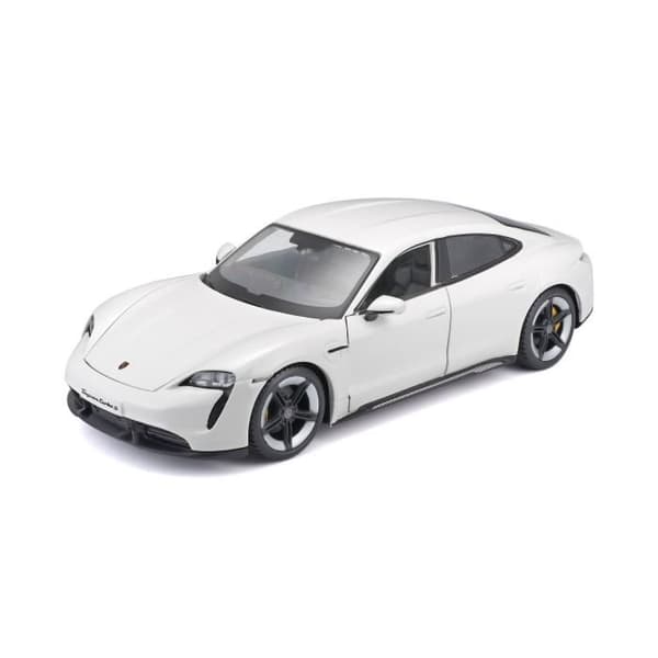 Monterade modeller - Vit Porsche Taycan Turbo S 1/24 Burago