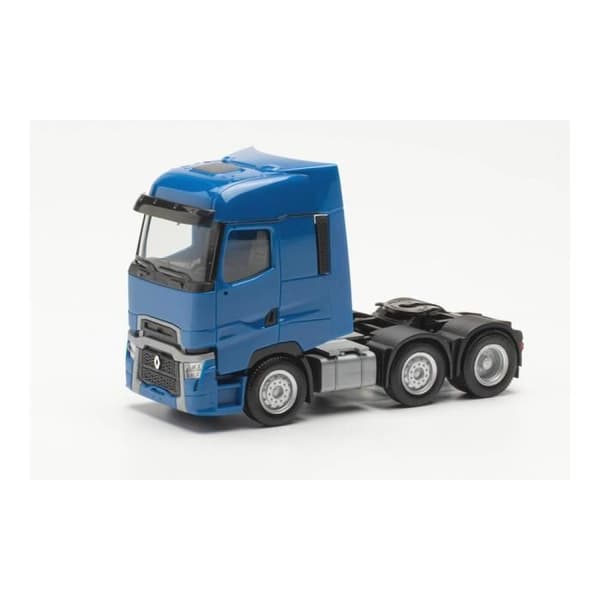 Monterade modeller - Renault T Facelift 6 x 2 Blå 1/87 Herpa