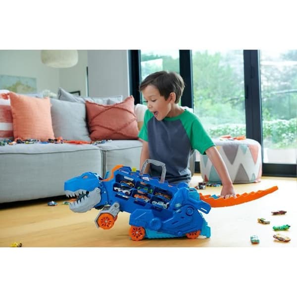Méga Transportör T-rex Suprême - Hot Wheels Dinosaurie Mattel HNG50